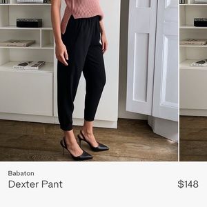 Babaton black dexter pant